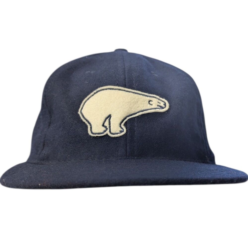 Ebbets Field Flannels Cerveceria Polar 1950 Authentic Wool Ballcap Size 7 3/8